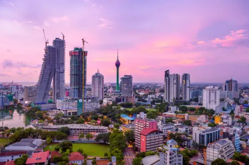 Skyline of Colombo, Sri Lanka